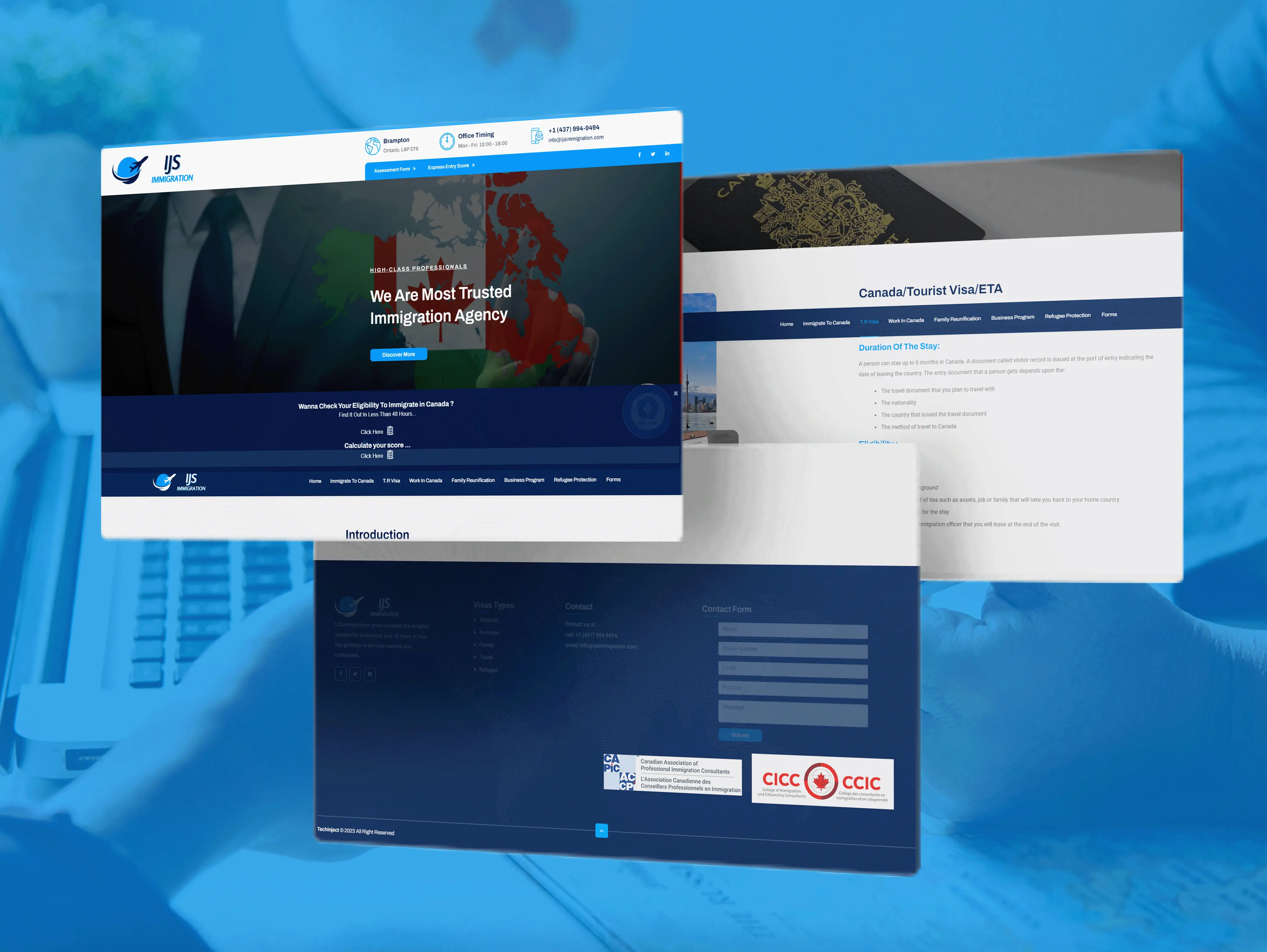 IJS Immigration consultancy platform